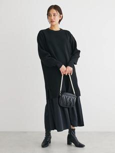 SET2点 ニットチュニック+キャミワンピース SET2点 ニットチュニック+キャミワンピース